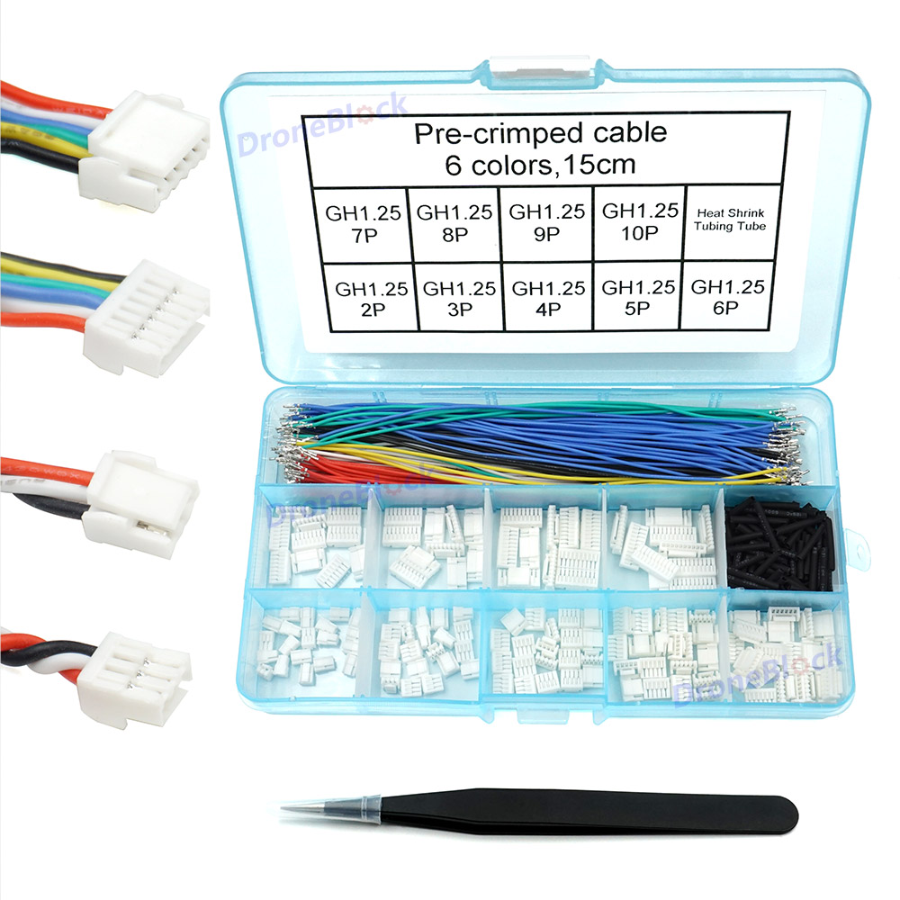 Drone Power Distribution Board - ขั้วต่อ JST GH และสายซิลิโคน Pre-crimped เข้ากันได้กับ