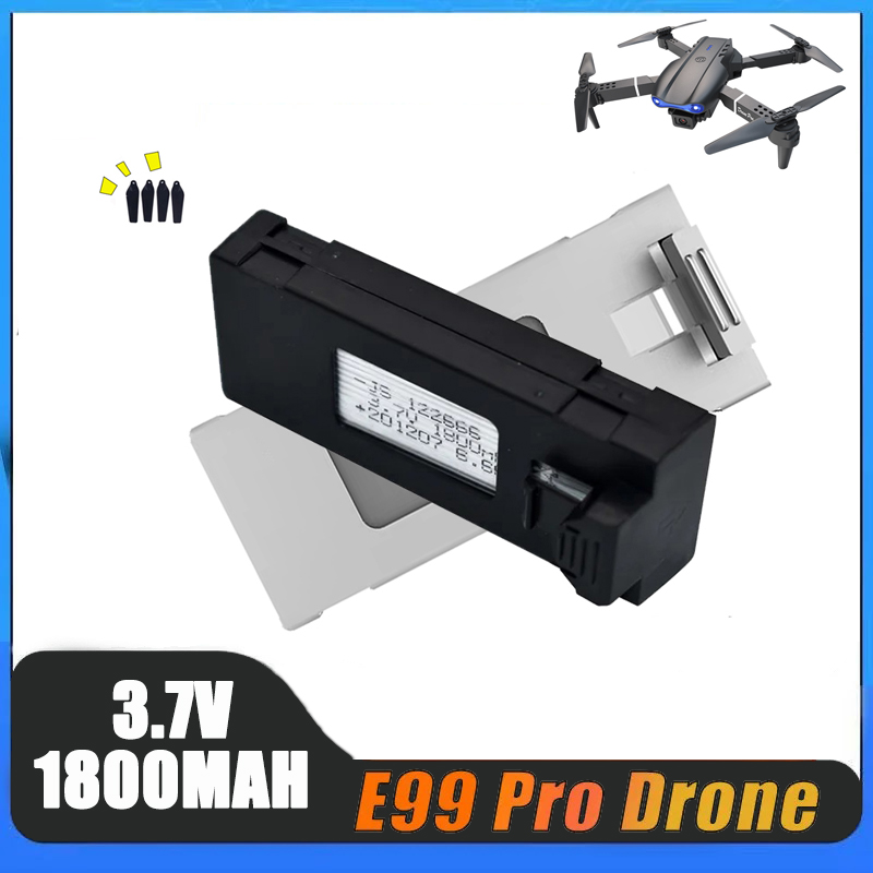Eachine Drone E58 - แบตเตอรี่โดรนโปร E99 1-10ชิ้น P1 E525แบตเตอรี่ลิเธียมแบบชาร์จไฟได้แบตเตอรี่ดั้งเดิม3.7V สำหรับโดรนอาร์ซี
