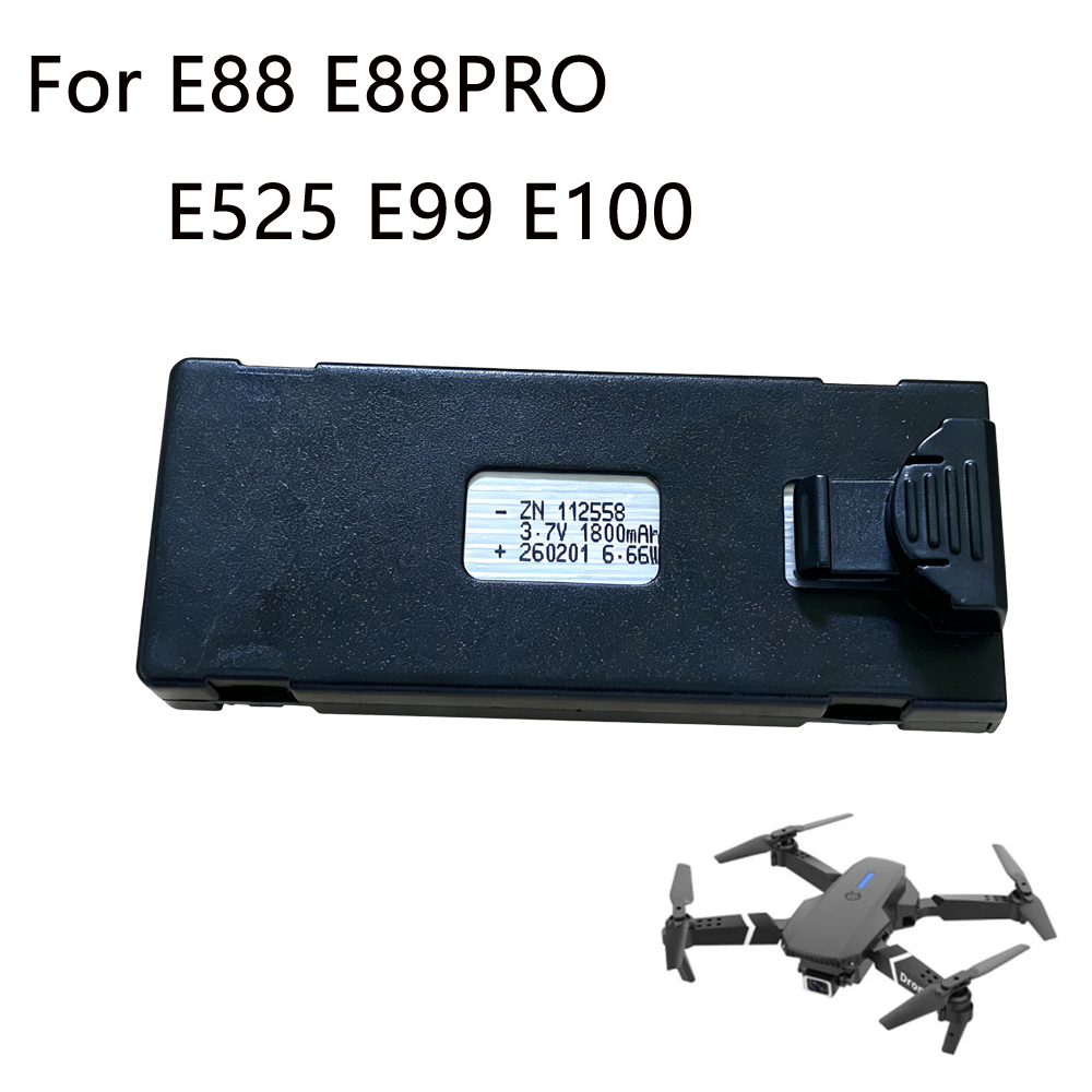 Eachine Drone E58 - E88 Drone แบตเตอรี่ 3.7V 1800mAh แบตเตอรี่