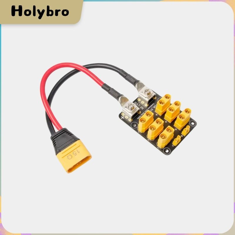 Drone Power Distribution Board - คณะกรรมการจ่ายไฟ HolyBro (PDB) 300A พร้อมรายการด้านบนและรายการด้านข้างสําหรับ RC