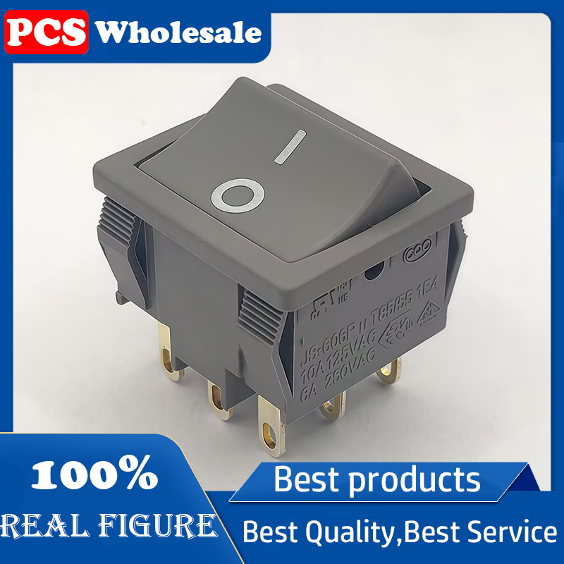 Drone Buzzer - สวิตช์โยกทรงเรือ JS-606P T85/55 7 ขา 2