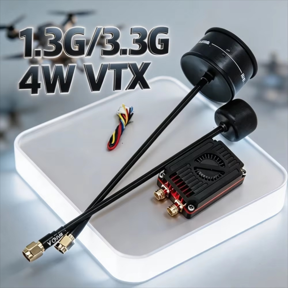 Drone Transmitter - Rushfpv Rush 1.3G/3.3G 4W 7-30V เครื่องส่งสัญญาณวิดีโอ
