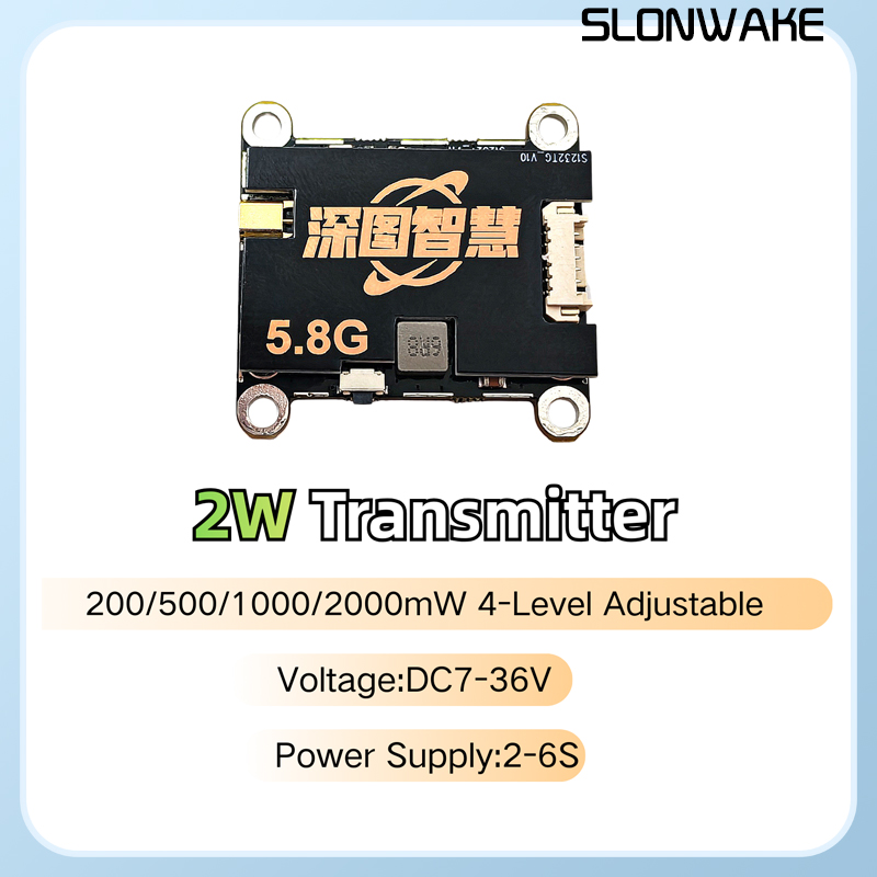 SLONWAKE 5.8G 56CH 2W เครื่องส - Drone Frame บทวิจารณ์และราคา