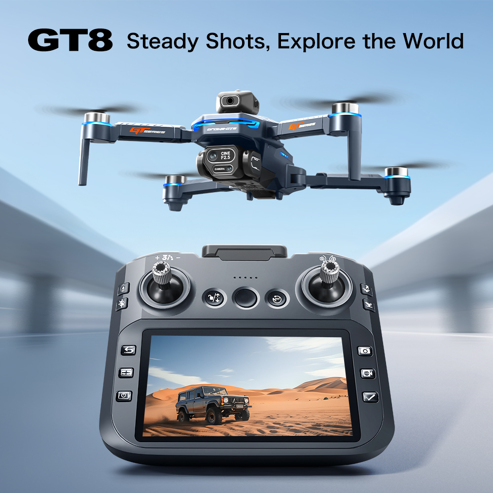 GT8 Max โดรนพับได้ 8K HD กล้อง - Drone Gps Module บทวิจารณ์และราคา